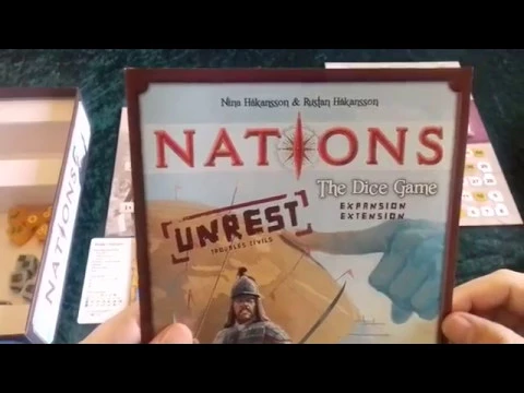 Nations Dice Game with Unrest Expansion, Solo
