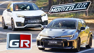 Family Rivalry: Lexus LBX Morizo RR vs Toyota GR Corolla 8AT 2025 Comparison Review