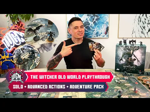 The Witcher Old World Solo Playthrough (with Advanced actions & Adventure Pack)