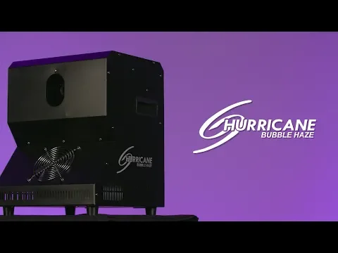Product video thumbnail for Chauvet Hurricane Bubble Haze Machine