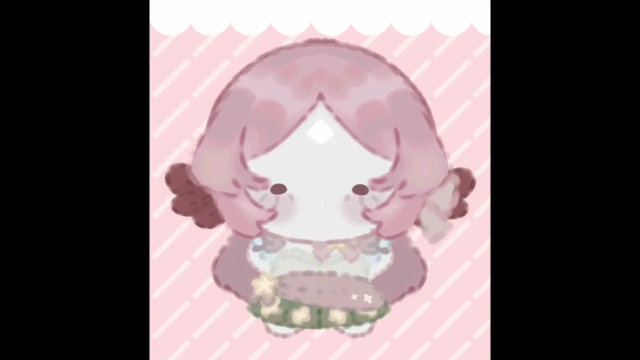 Boiled egg with wig on (chibi model) by Axo_Lotte (@Axo_Lotte) | VGen