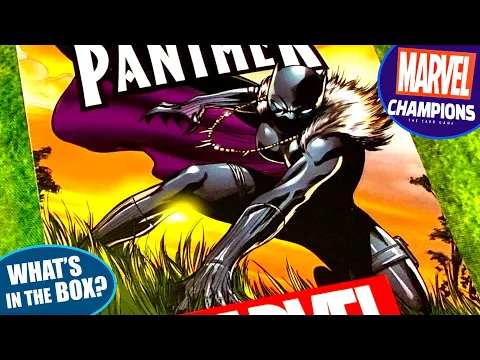 Marvel Champions BLACK PANTHER Hero Pack Unboxing