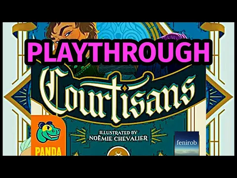 Courtisans Board Game | Playthrough