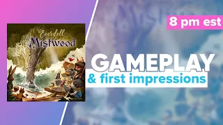 Everdell Mistwood Expansion Gameplay & First Impressions