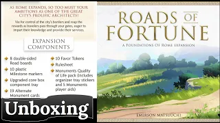 Foundations of Rome: Roads of Fortune - Unboxing