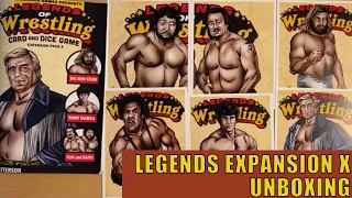 Legends X and SE cards unboxing | Filsinger Games Legends of Wrestling Pat Patterson Big John Studd