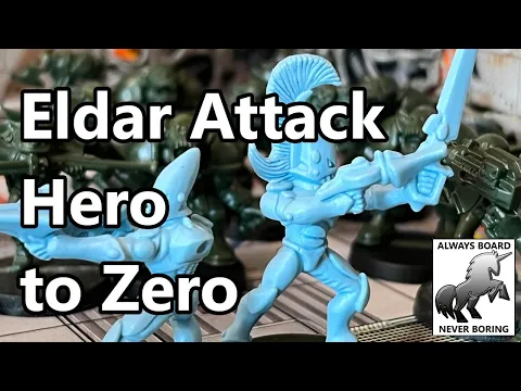 Space Crusade Eldar Attack Battle Report Playthrough | Mission 1, Find the Macguffin | Star Quest