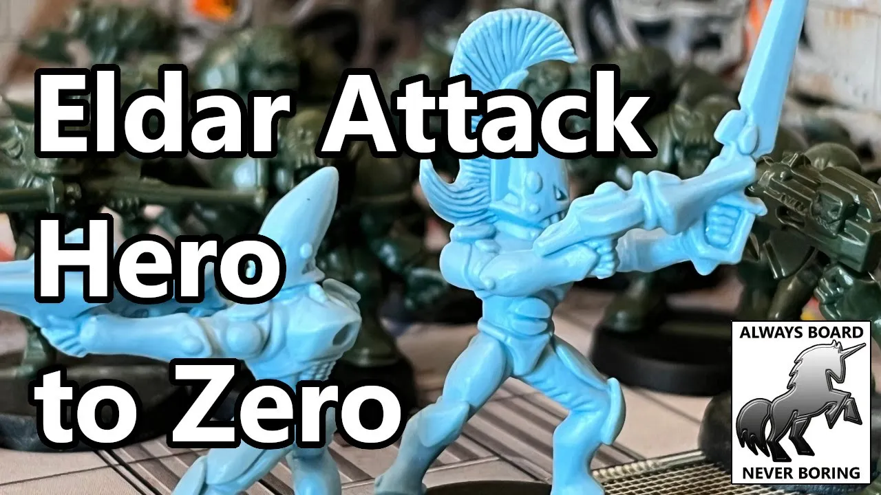 Space Crusade Eldar Attack Battle Report Playthrough | Mission 1, Find the Macguffin | Star Quest