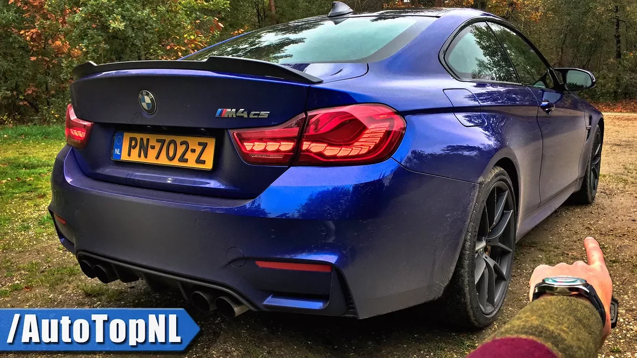2018 BMW M4 CS REVIEW POV on AUTOBAHN & FOREST Roads by AutoTopNL