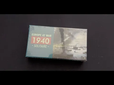TDG: Europe at War 1940: Solitaire unboxing with Ray