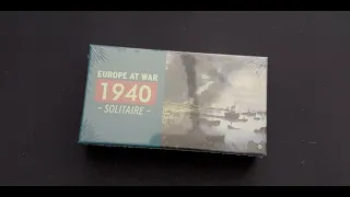 TDG: Europe at War 1940: Solitaire unboxing with Ray