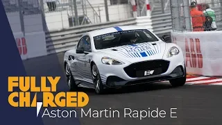 Aston Martin Rapide-E hot lap at Monaco Formula E | Fully Charged