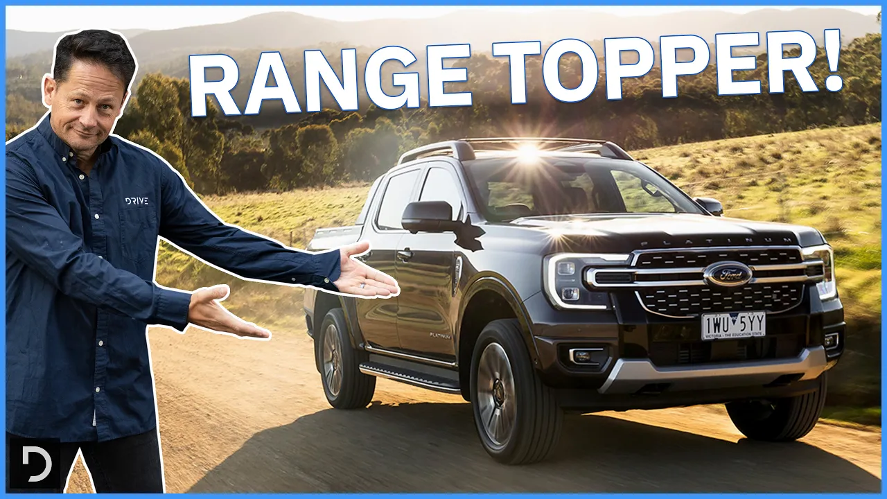 2023 Ford Ranger Platinum Review | Cool Roof Rack System! | Drive.com.au