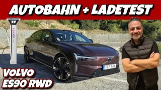 Angriff auf Audi und BMW! VOLVO ES90 Ladetest + Autobahntest. #ev
