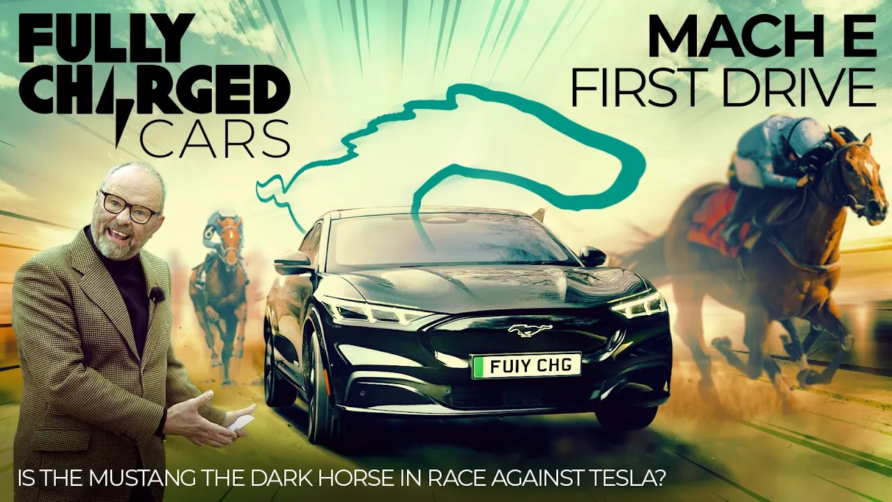 FORD MUSTANG MACH-E 1st Drive - Is it the dark horse in the race against Tesla? | Fully Charged CARS