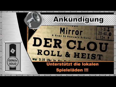 Der Clou - Roll & Heist - deutsch - Unterstützt Eure lokalen Spiele-Läden!