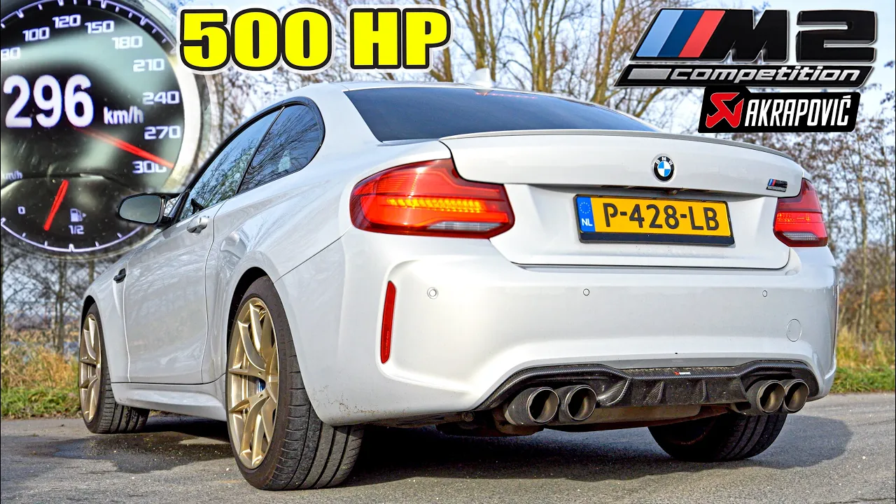 500HP BMW M2 "GTS" F87 *FULL AKRAPOVIC* // 100-200 POV & SOUND
