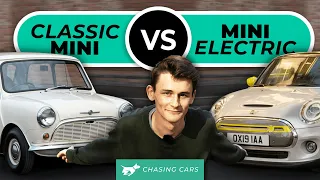Mini Electric vs Classic Mini head to head | Mini's past versus the future! | Chasing Cars