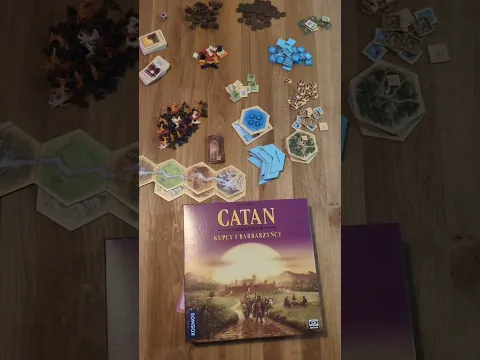 Unboxing CATAN Traders and Barbarians - Short ASMR