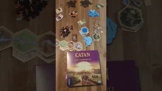Unboxing CATAN Traders and Barbarians - Short ASMR