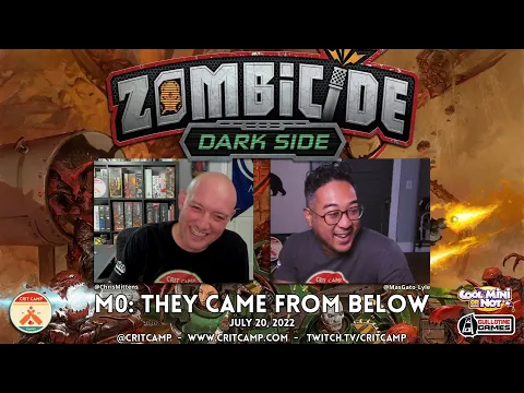 Zombicide Dark Side - Mission 0 - They Came From Below - Crit Camp