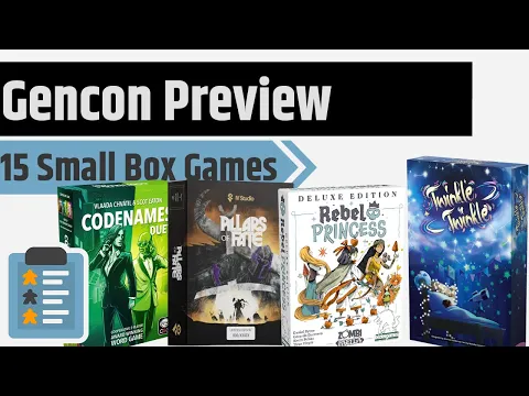 15 Small Box Games At Gencon You Should Be Trying Or Buying