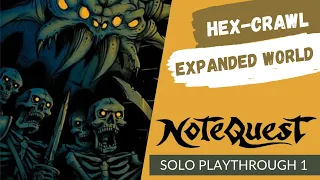 NoteQuest - Expanded World | Playthrough 1 - Character and world creation