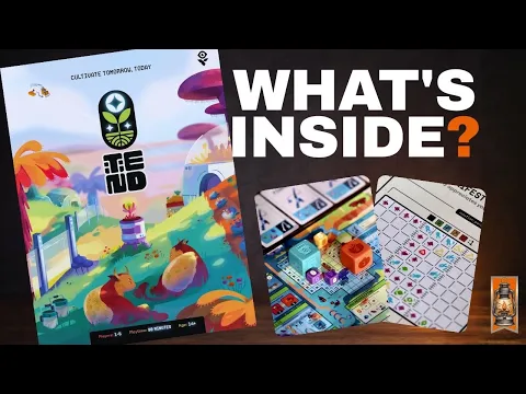 Tend — Kickstarter Unboxing | Alien Farming Flip & Write