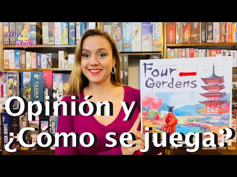 Four Gardens (ARRAKIS GAMES) Opinión y ¿Cómo se juega? [Gestión de Recursos / Set Collection]