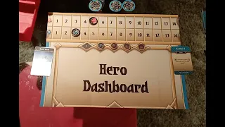 Massive Darkness 2 Dashboard Playmatt to keep track of mana and health.