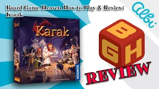 Board Game Heaven How To Play & Review 244: Karak (Albi) - A family friendly dungeon crawler
