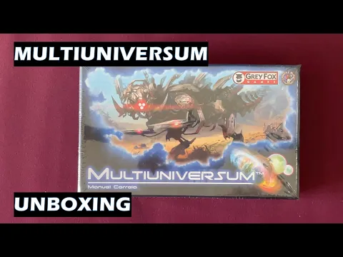 Unboxing Multiuniversum board game