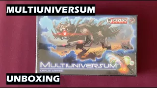 Unboxing Multiuniversum board game