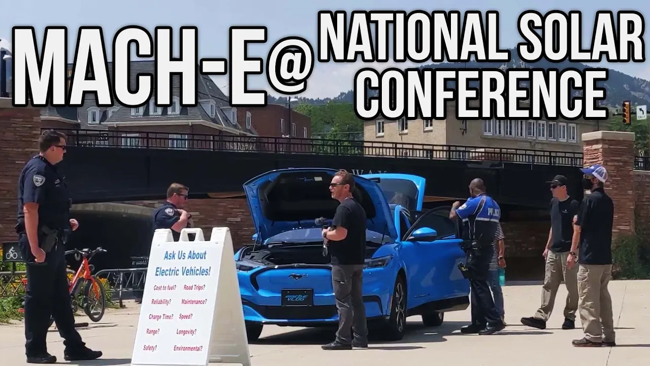 Mustang Mach-E at the National Solar Conference