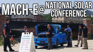 Mustang Mach-E at the National Solar Conference