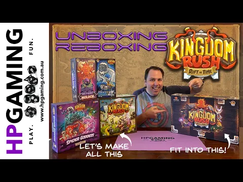 GameLINK! | Unboxing Reboxing | Kingdom Rush: Rift In Time Emperor Chest