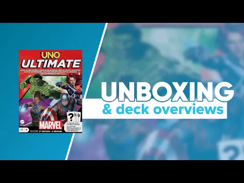 Marvel Uno Ultimate 2nd Edition Unboxing & Deck Overviews