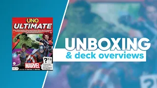 Marvel Uno Ultimate 2nd Edition Unboxing & Deck Overviews