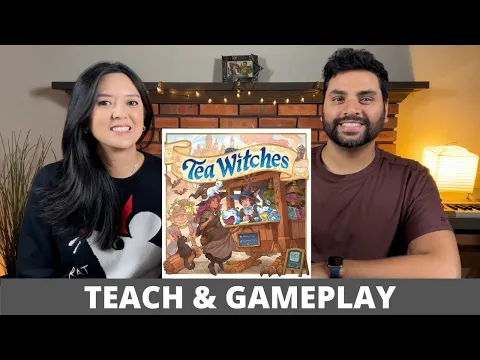 Tea Witches - Board GameTeach & Playthrough