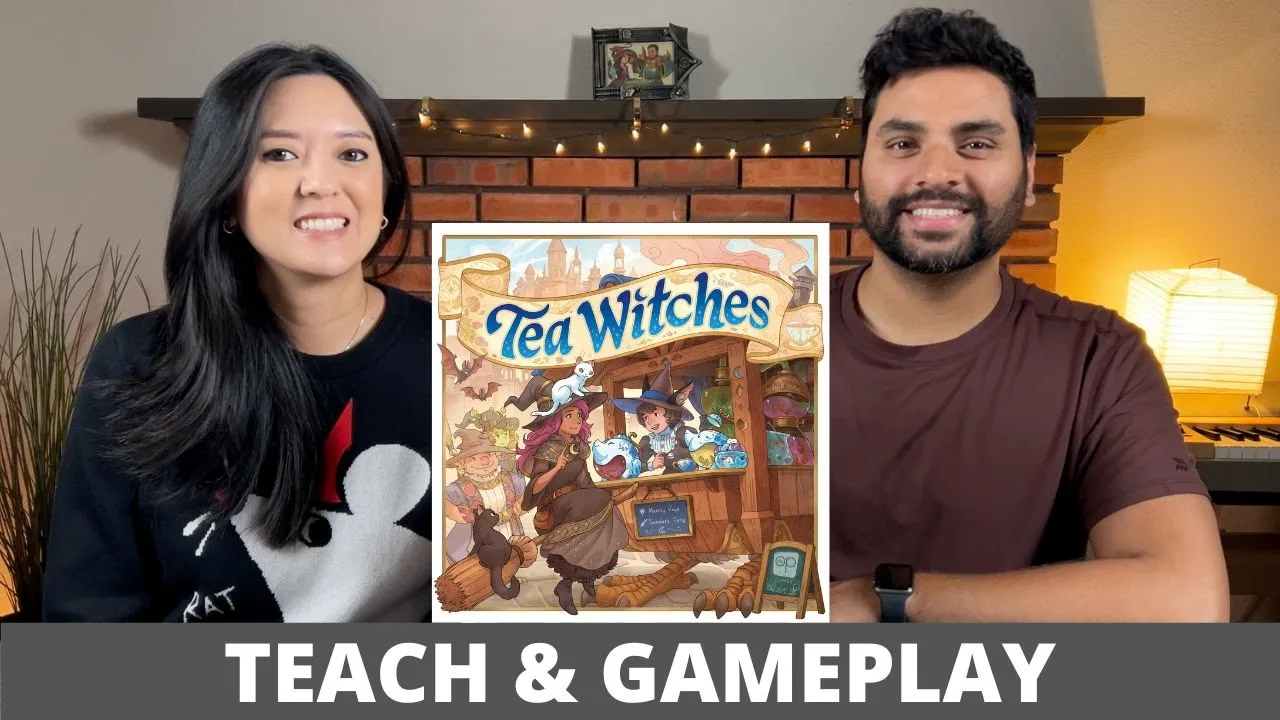 Tea Witches - Board GameTeach & Playthrough