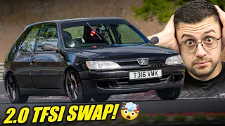 2.0 TFSI Swapped Peugeot 306 GTI! // Nürburgring