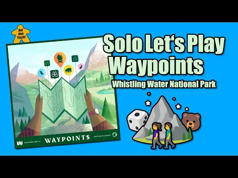 Solo Let's Play 🎲 Waypoints | Auf den Tisch!
