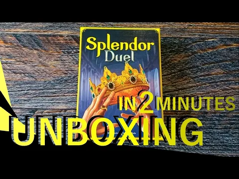 Splendor Duel UNBOXING in 2 minutes