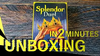 Splendor Duel UNBOXING in 2 minutes