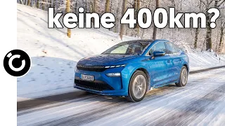 Skoda Enyaq Coupe: Von 585 km WLTP zur Winter-Realität