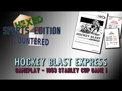 Hockey Blast Express - Playthrough (Game 1 of 1953 Stanley Cup Finals)