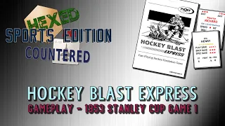 Hockey Blast Express - Playthrough (Game 1 of 1953 Stanley Cup Finals)