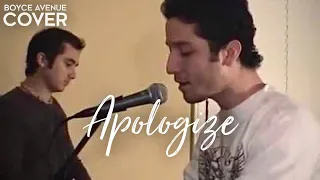 Apologize - OneRepublic / Timbaland (Boyce Avenue piano acoustic cover) on Spotify & Apple