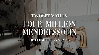 4 Mil Mendelssohn Concert Post-Event Signing