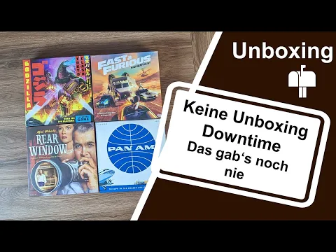 #Unboxing 4in1 - Rear Window | Pan Am | Fast & Furious | Godzilla Tokyo Clash